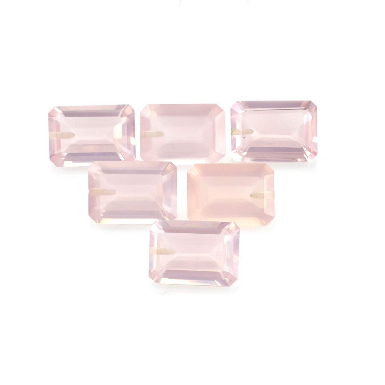 ROSE QUARTZ STEP CUT OCTAGON (LITE)(CLEAN)(H/D-0.90MM) 14.00X10.00 MM 6.45 Cts.