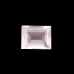 ROSE QUARTZ STEP CUT RECTANGLE (NORMAL)(CLEAN) 10.00X8.00 MM 3.15 Cts.