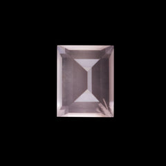 ROSE QUARTZ STEP CUT RECTANGLE (NORMAL)(CLEAN) 10.00X8.00 MM 3.15 Cts.