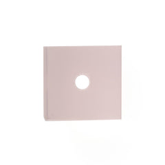 ROSE QUARTZ CUBE SHAPE (2 SIDE DRILLED)(H/D-2.00MM)(SUPER)(CLEAN)(TRANSPARENT) 10.00X10.00 MM 12.36 Cts.