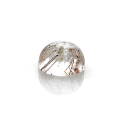 RED RUTILE QUARTZ ROUND CAB 6MM 0.89 Cts.