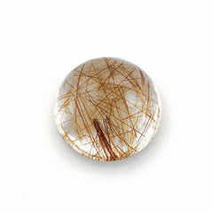 RED RUTILE QUARTZ ROUND CAB 10MM 3.78 Cts.