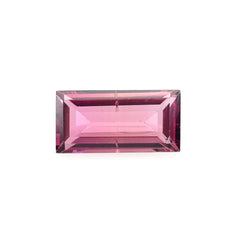 RED TOURMALINE STEP CUT RECTANGLE (MEDIUM/SI) 10X5MM 1.40 Cts.