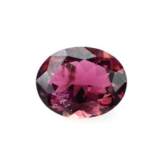 RED TOURMALINE CUT OVAL (DARK/HI) 11X9MM 3.38 Cts.