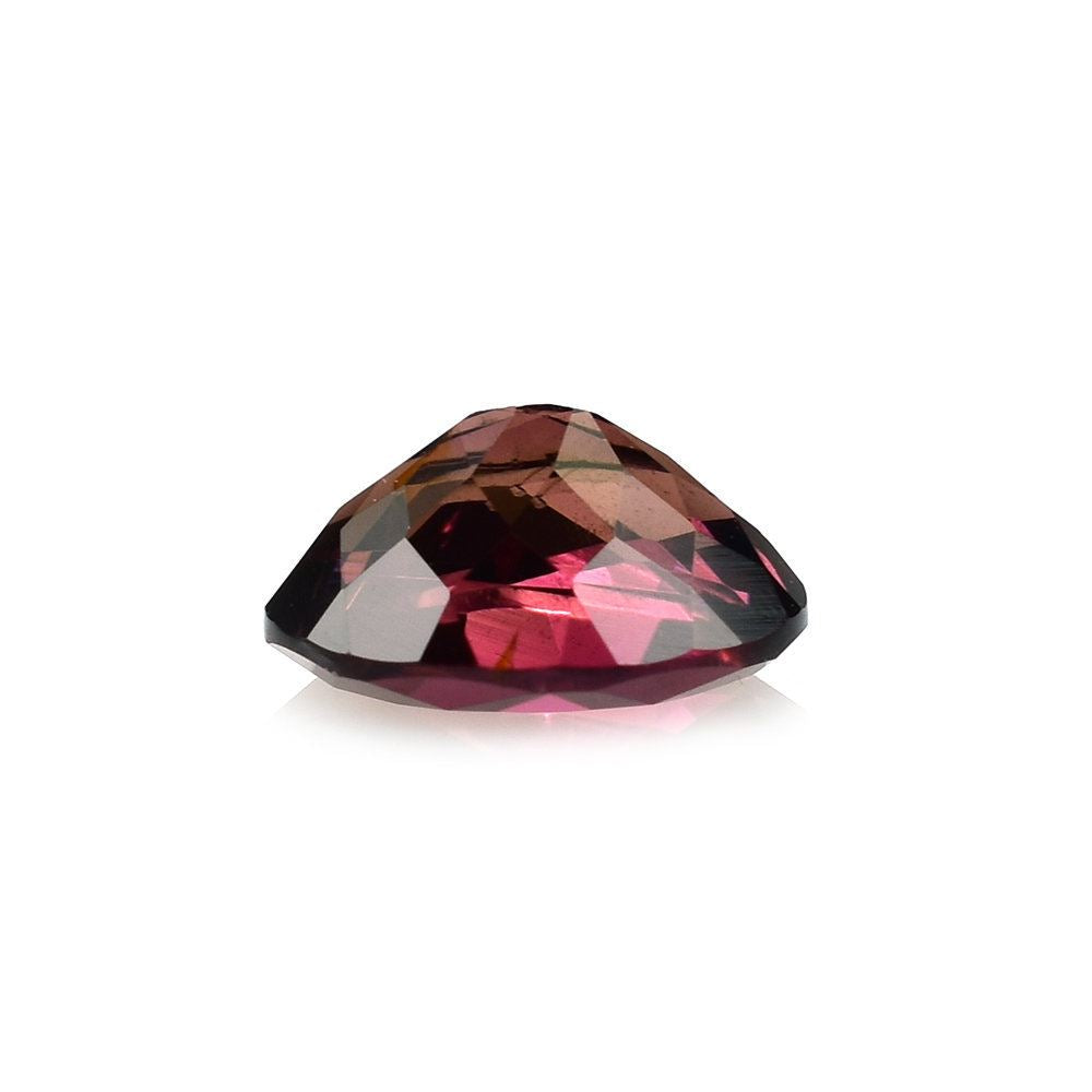 RED TOURMALINE CUT OVAL (DARK/HI) 10X8MM 2.65 Cts.