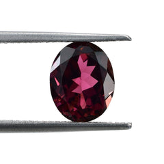 RED TOURMALINE CUT OVAL (DARK/HI) 10X8MM 2.65 Cts.