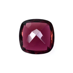 RED TOURMALINE CUT CUSHION (DARK/SI) 8X8MM 2.30 Cts.