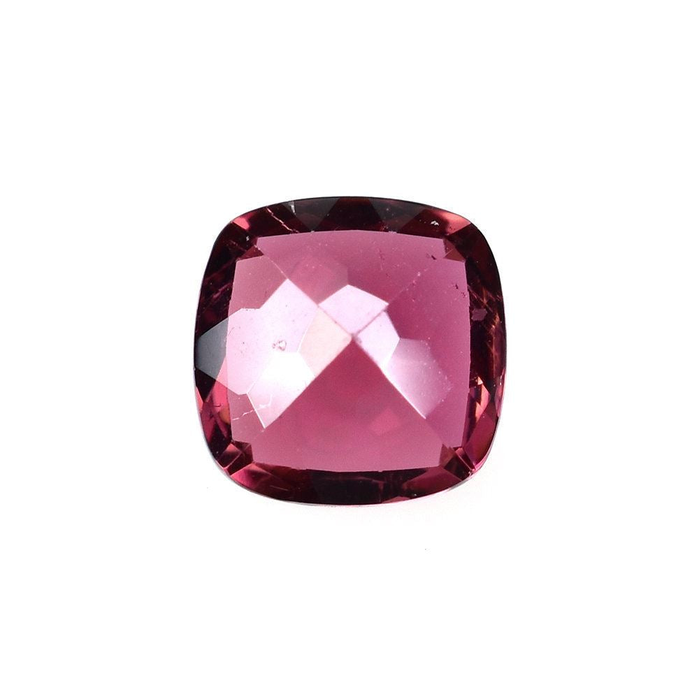 RED TOURMALINE CUT CUSHION (DARK/SI) 8X8MM 2.26 Cts.