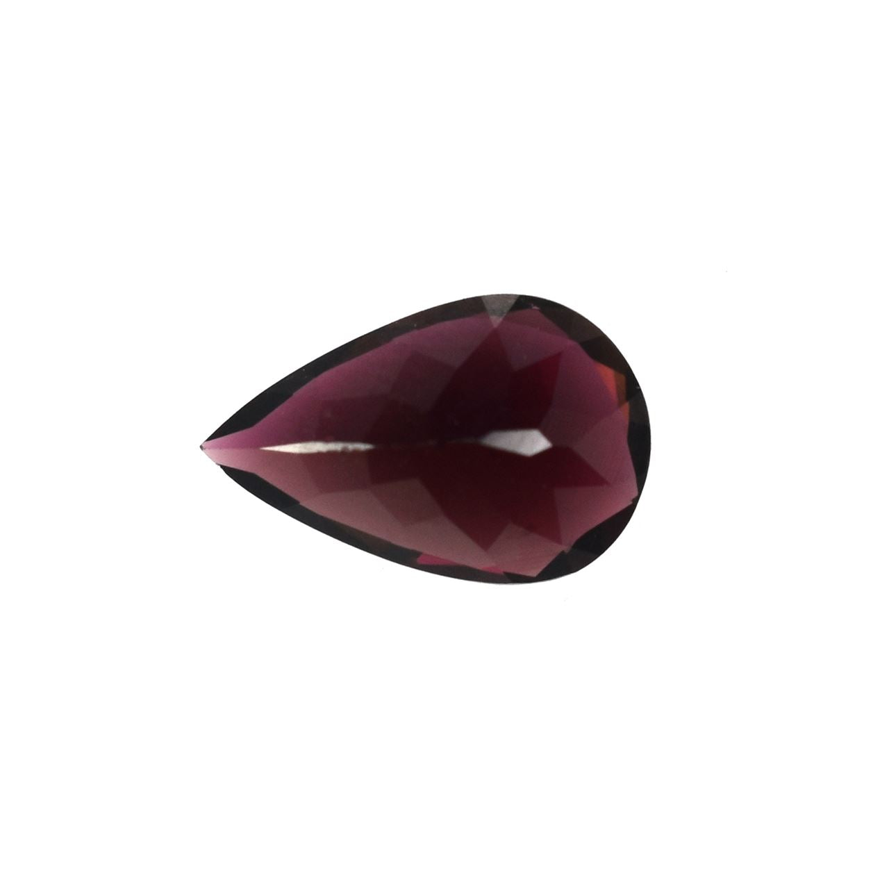 RED TOURMALINE CUT PEAR (DARK)(CLEAN) 11.00X7.00 MM 2.00 Cts.