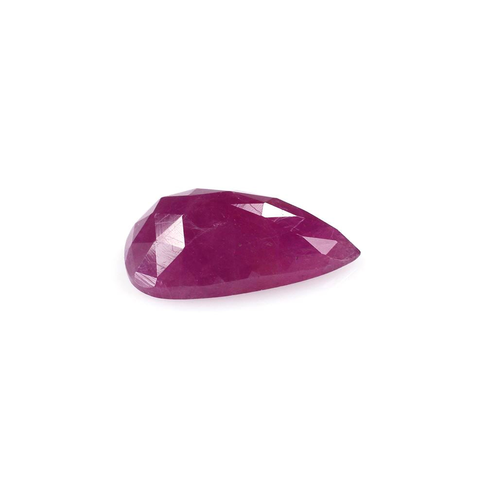 RUBY ROSE CUT TAPERED CAB 14X8MM 4.36 Cts.