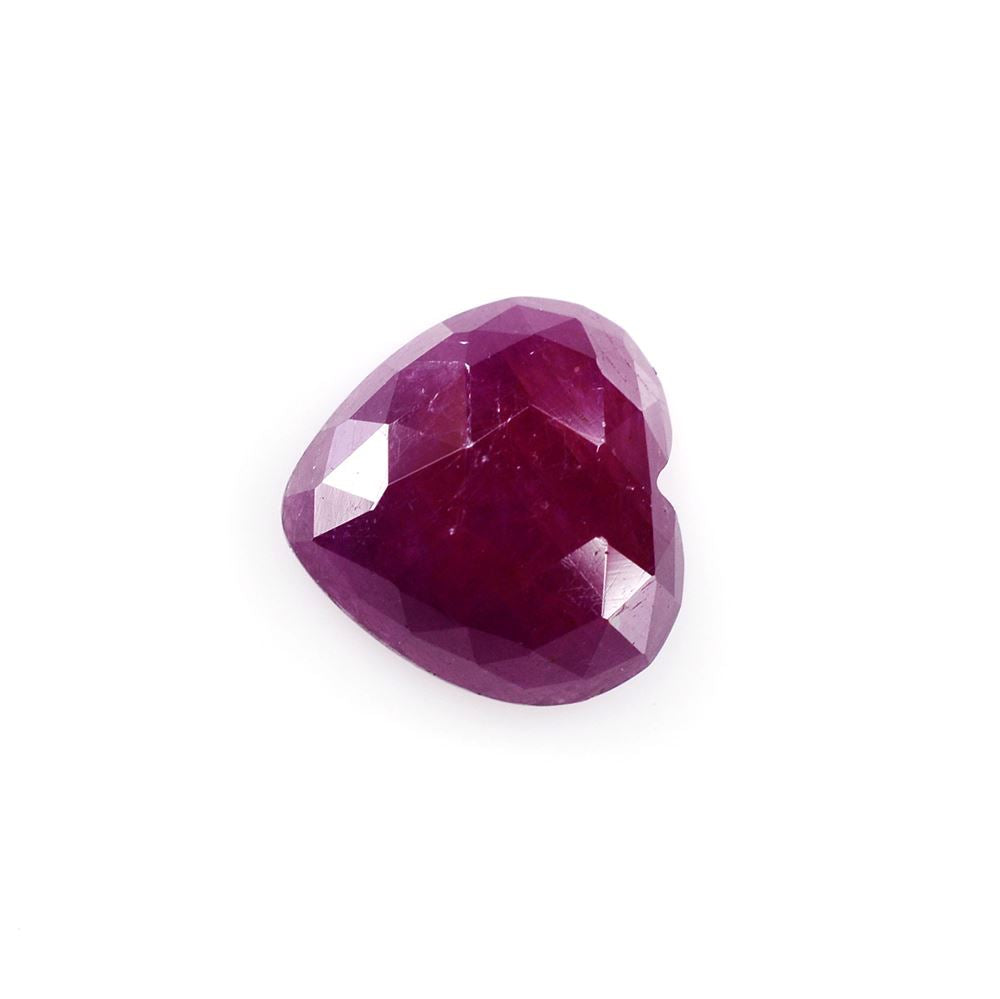RUBY ROSE CUT HEART CAB 11MM 5.81 Cts.