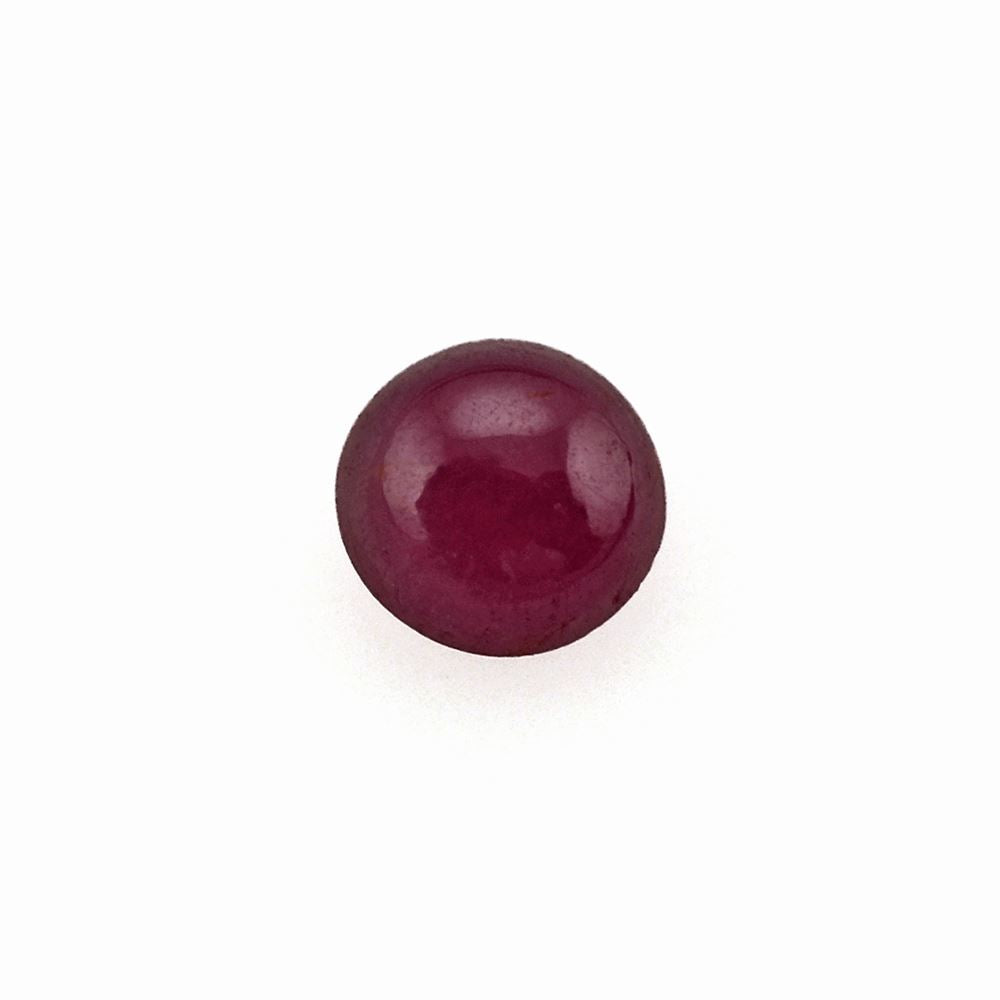RUBY ROUND CAB 2.50MM 0.11 Cts.