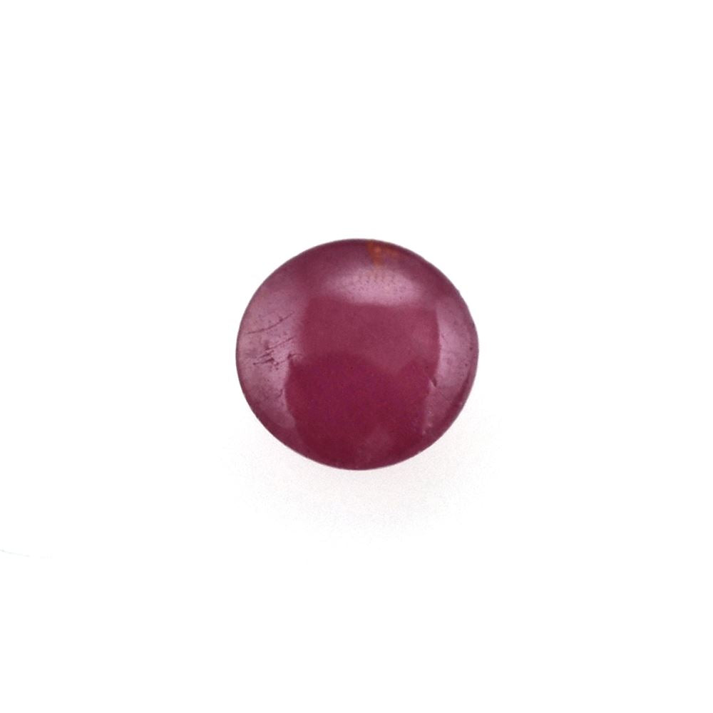 RUBY ROUND CAB 2.50MM 0.11 Cts.