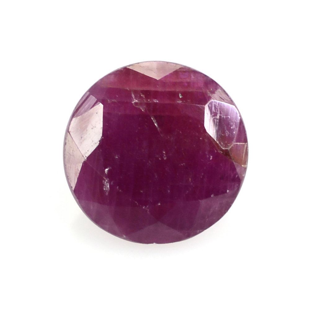 RUBY CUT ROUND (OPAQUE/RED) 7MM 1.54 Cts.