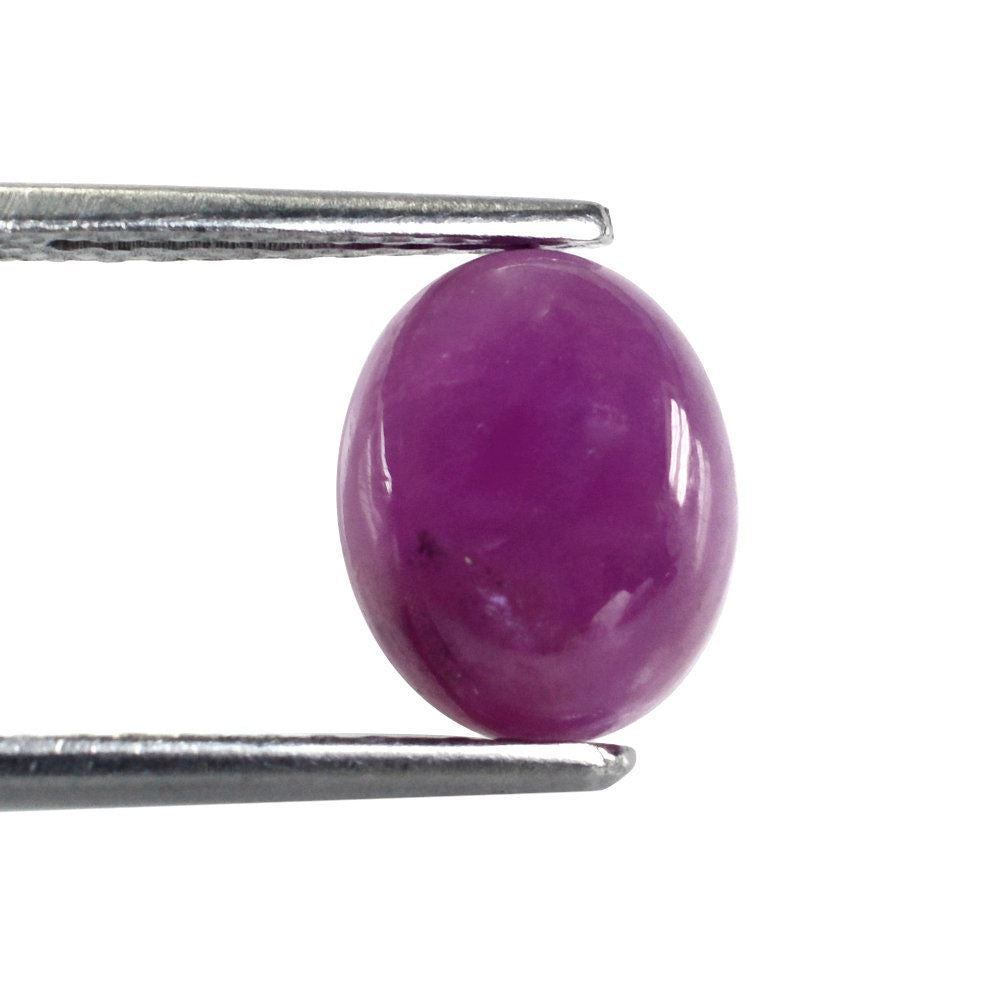 RUBY OVAL CAB 10X8MM 4.08 Cts.