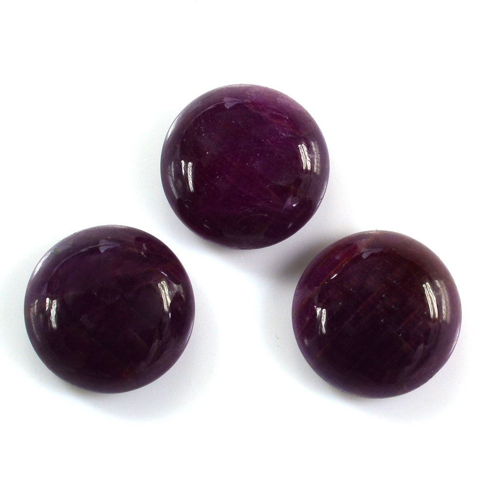 RUBY ROUND CAB 12MM 8.64 Cts.