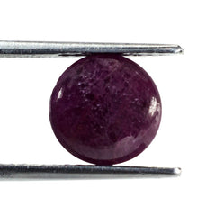 RUBY LENTIL ROUND 10MM 4.44 Cts.