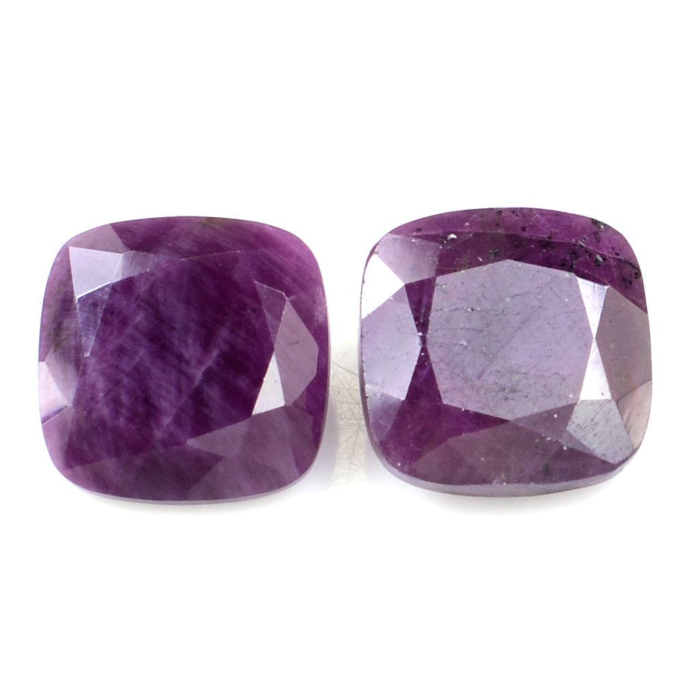 RUBY CUT CUSHION 10MM 4.38 Cts.