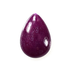 RUBY PLAIN LENTIL PEAR 12X8.20MM 3.67 Cts.