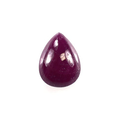 RUBY PLAIN LENTIL PEAR 8X6MM 1.89 Cts.