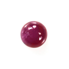 RUBY PLAIN ROUND CAB (RED/CLEAN/OPAQUE) 6.00X6.00 MM 1.28 CTS