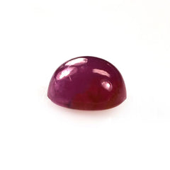 RUBY PLAIN ROUND CAB (RED/CLEAN/OPAQUE) 6.00X6.00 MM 1.28 CTS