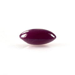 RUBY INDIAN PLAIN LENTIL OVAL (OPAQUE)(MEDIUM)(SI) 8.00X6.00 MM 1.44 CTS