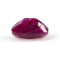 RUBY INDIAN CUT CUSHION (OPAQUE)(MEDIUM)(MILKY) 10.00X8.00 MM 4.35 CTS