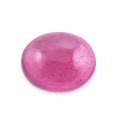 GLASSFILLED RUBY OVAL CAB 10X8MM 3.80 Cts.