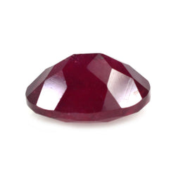 GLASSFILLED RUBY CUT OVAL 10X8MM 3.65 Cts.