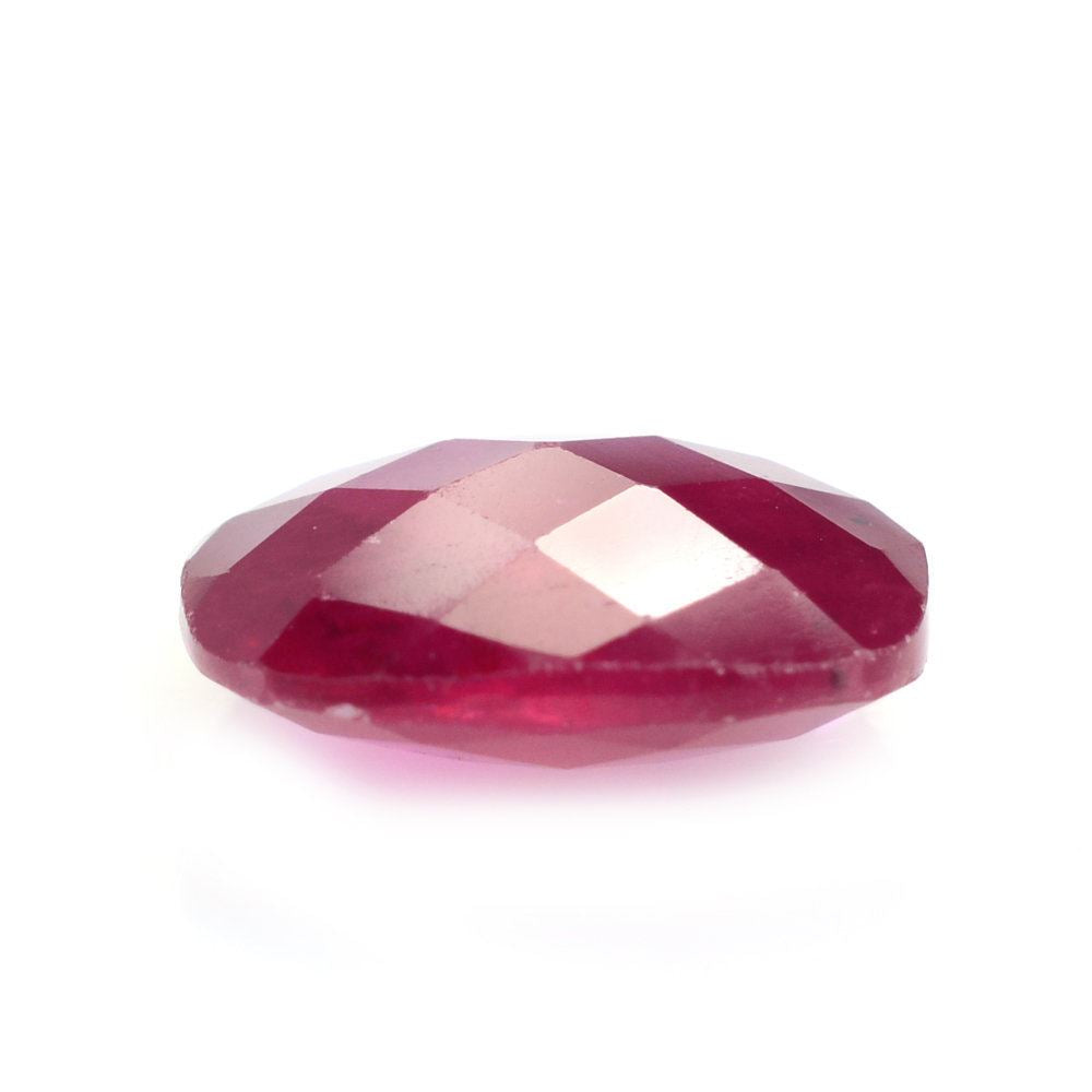 GLASSFILLED RUBY CUT OVAL 16X12MM 13.40 Cts.