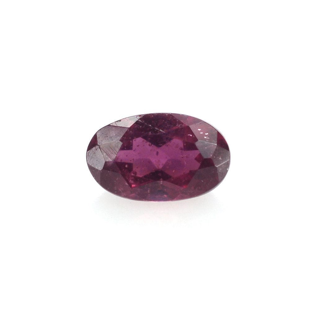 GLASSFILLED RUBY CUT OVAL 5X3MM 0.43 Cts.