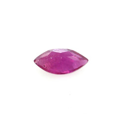 GLASSFILLED RUBY CUT MARQUISE 6X3MM 0.36 Cts.