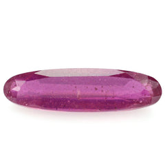 GLASSFILLED RUBY CUT OVAL (STEP CUT BACK) 18X5MM 3.34 Cts.