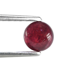 GLASSFILLED RUBY ROUND CAB (RED COLOR) 6MM 1.26 Cts.