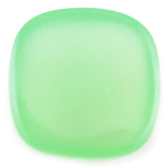 DYED SEA GREEN CHALCEDONY CUSHION CAB 16MM 15.03 Cts.