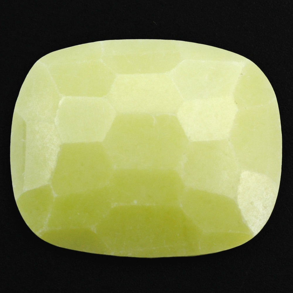 SERPENTINE IRREGULAR FACET CUSHION CAB 16X13MM 6.51 Cts.