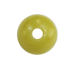 YELLOW SERPENTINE PLAIN ROUND BALLS (FULL DRILL1.50MM) 6MM 1.43 Cts.