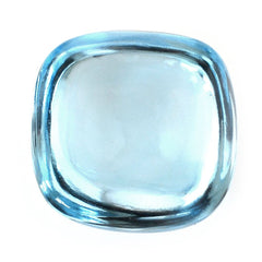 SKY BLUE TOPAZ CUSHION CAB 14MM 15.60 Cts.