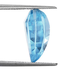 SKY BLUE TOPAZ LADY FINGER (HALF DRILL) (DES#19) 16X7MM 7.10 Cts.