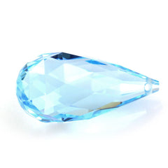 SKY BLUE TOPAZ ROSE CUT DROPS (FULL DRILL) 19X9MM 12.35 Cts.