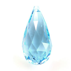 SKY BLUE TOPAZ ROSE CUT DROPS (FULL DRILL) 19X9MM 12.35 Cts.