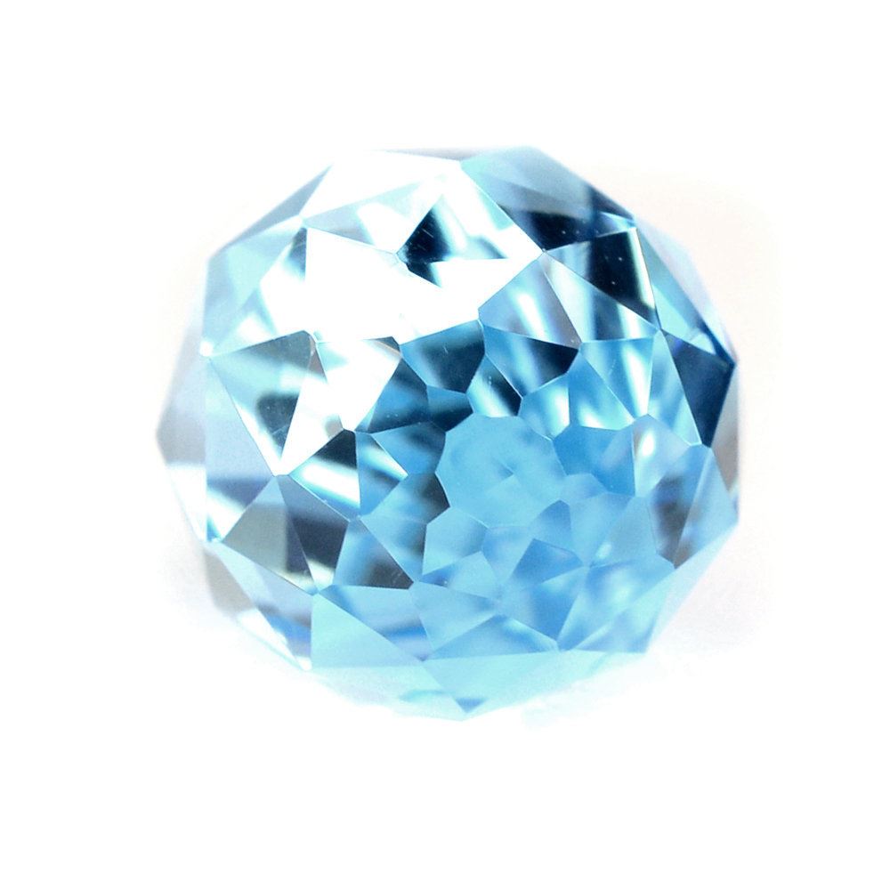 SKY BLUE TOPAZ ROSE CUT DROPS (FULL DRILL) 19X9MM 12.35 Cts.