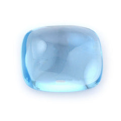 SKY BLUE TOPAZ CUSHION CAB 16X13MM 15.57 Cts.