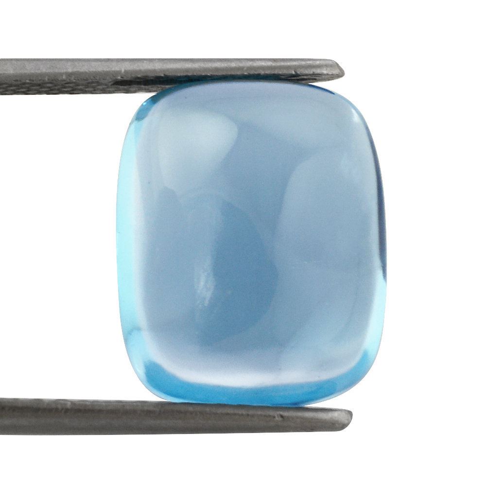 SKY BLUE TOPAZ CUSHION CAB 16X13MM 15.57 Cts.