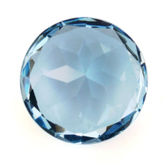 SKY BLUE TOPAZ CUT ROUND 14MM 12.20 Cts.