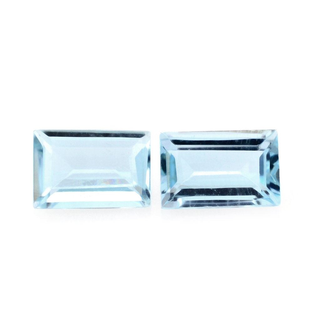 SKY BLUE TOPAZ CUT BAGUETTE 4.50X3MM 0.28 Cts.