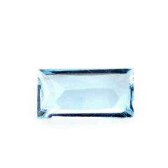 SKY BLUE TOPAZ PRINCESS CUT BAGUETTE 8X4MM 1.06 Cts.