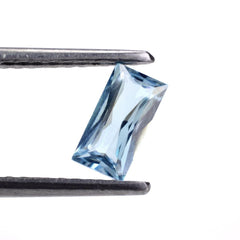 SKY BLUE TOPAZ PRINCESS CUT BAGUETTE 8X4MM 1.06 Cts.