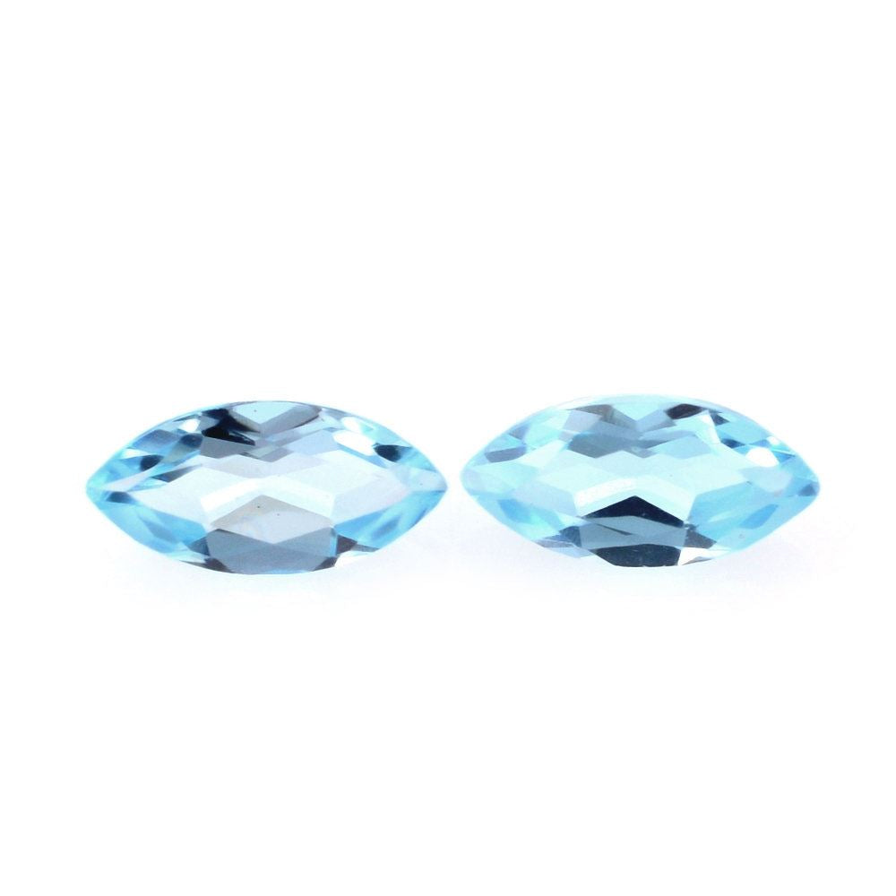 SKY BLUE TOPAZ CUT MARQUISE 6X3MM 0.27 Cts.